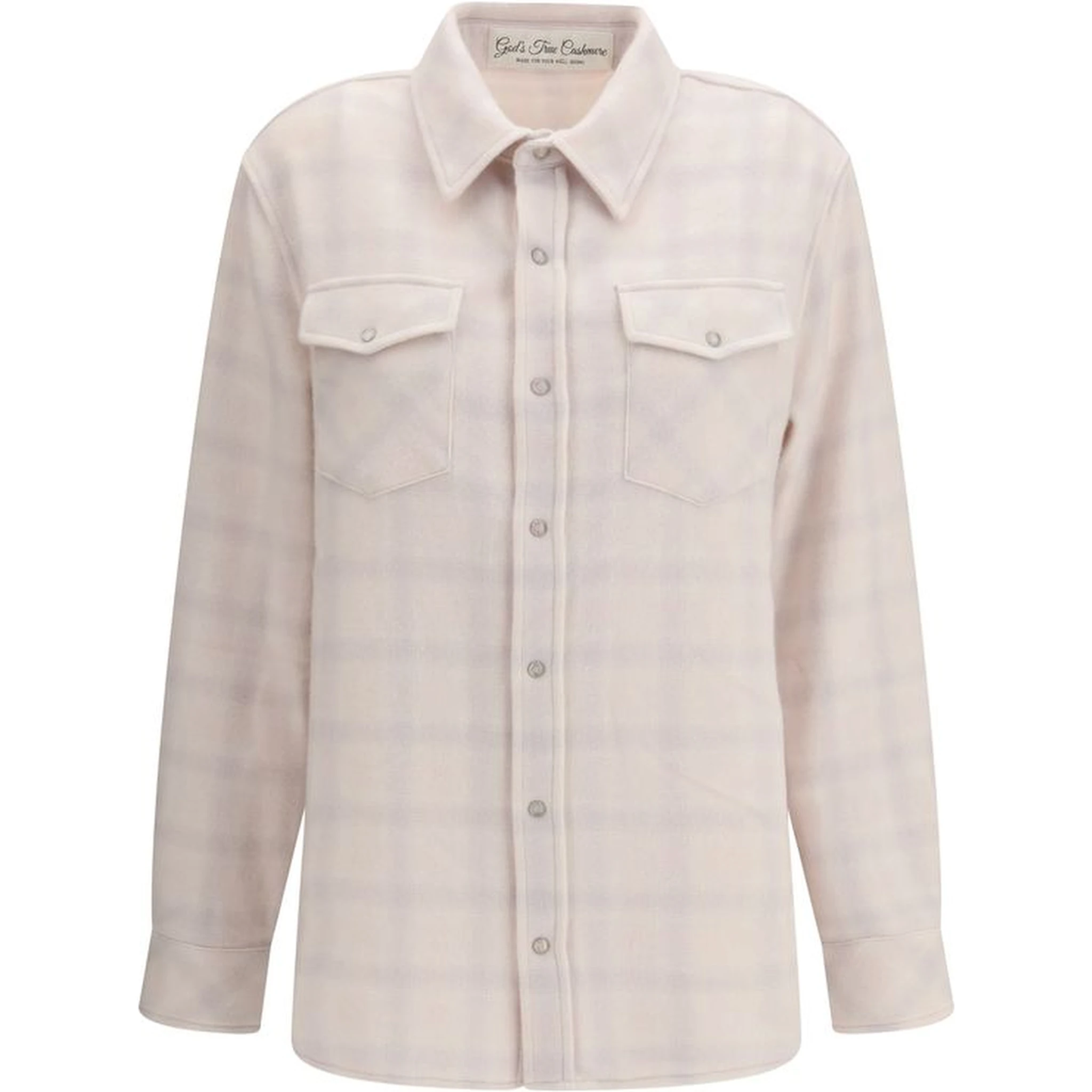 White Cashmere Pattern Shirt