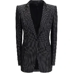 معطف حريري أسود