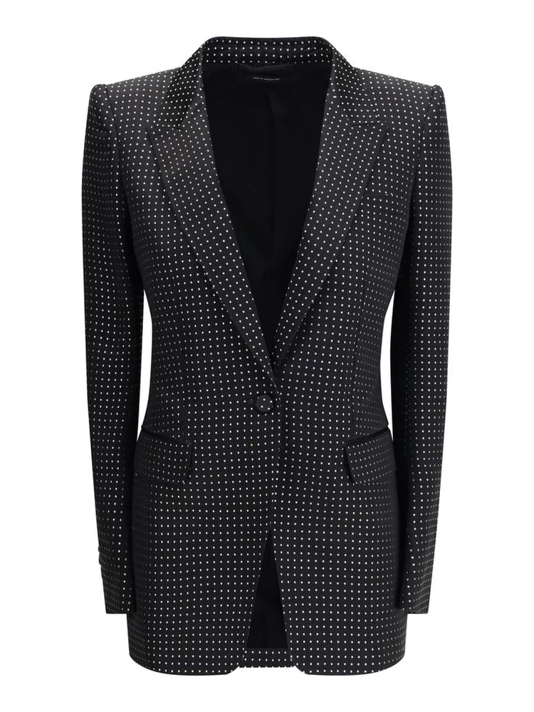 معطف حريري أسود