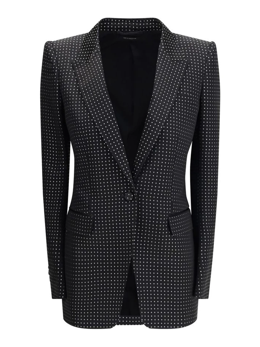 معطف حريري أسود