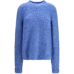 Blue Cashmere Sweatshirt
