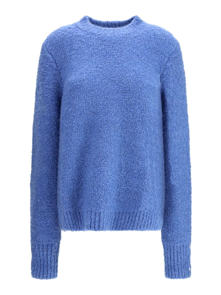 Blue Cashmere Sweatshirt