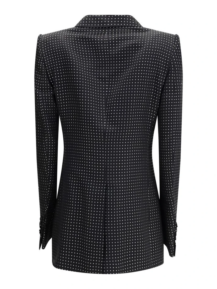 معطف حريري أسود