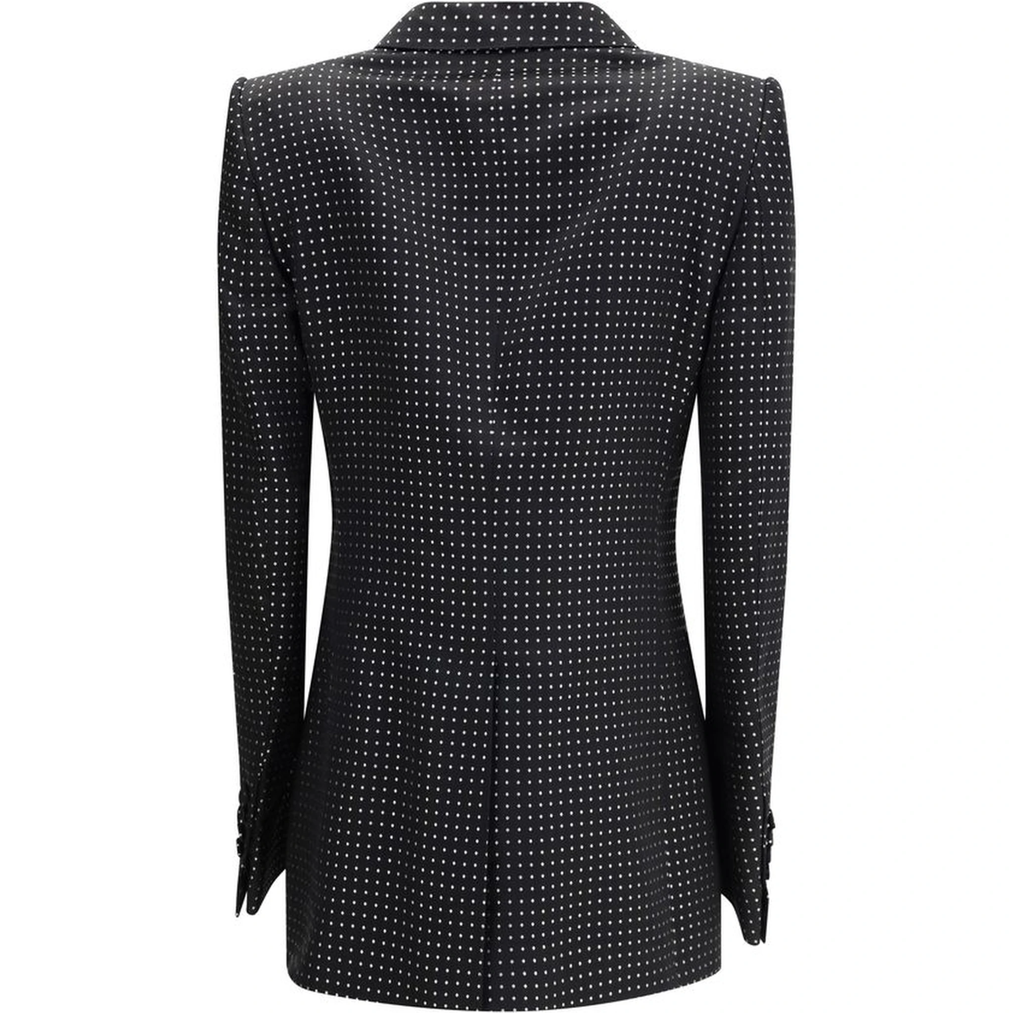 معطف حريري أسود