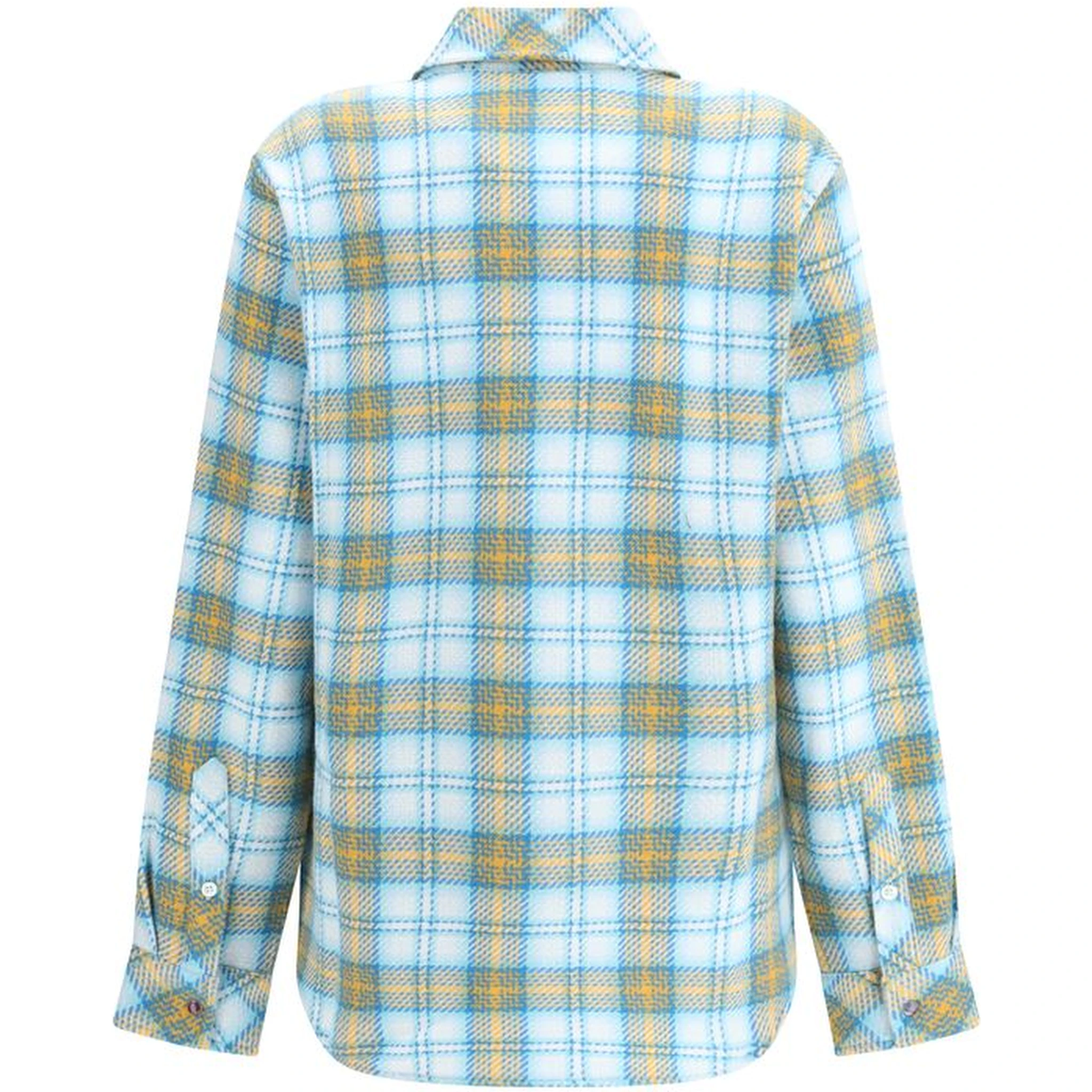 Blue Cashmere Pattern Shirt