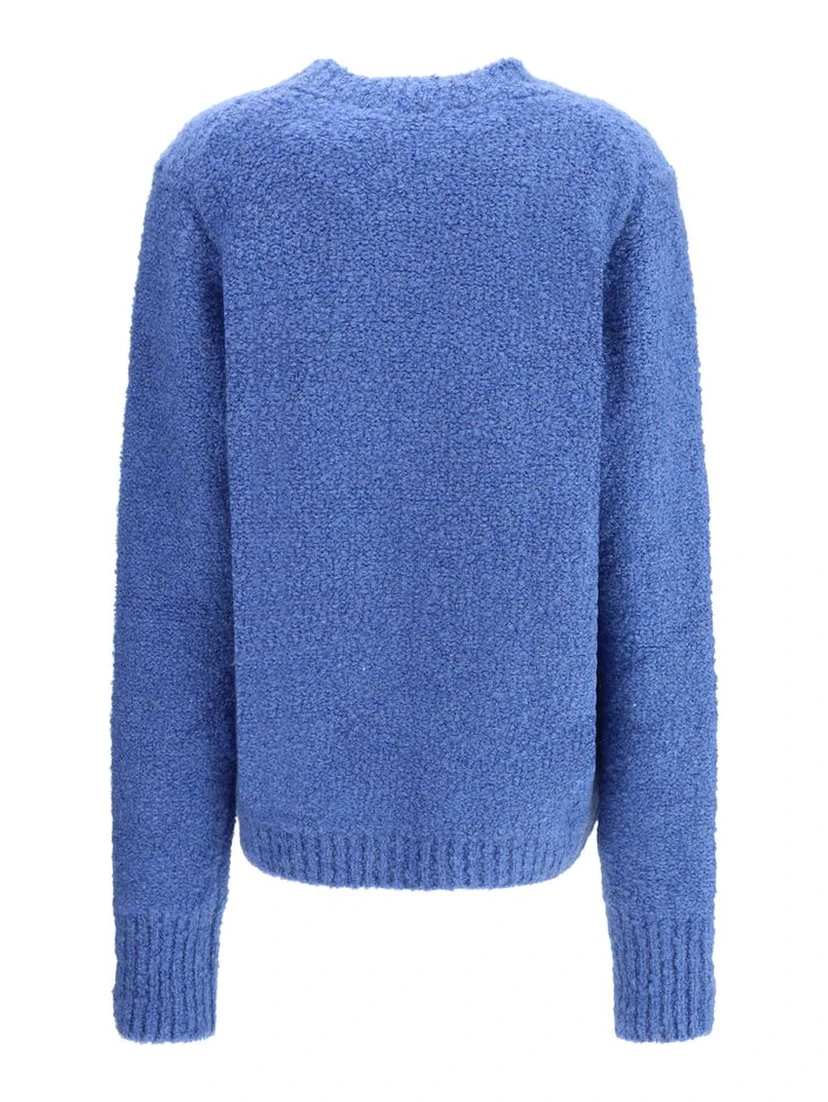 Blue Cashmere Sweatshirt