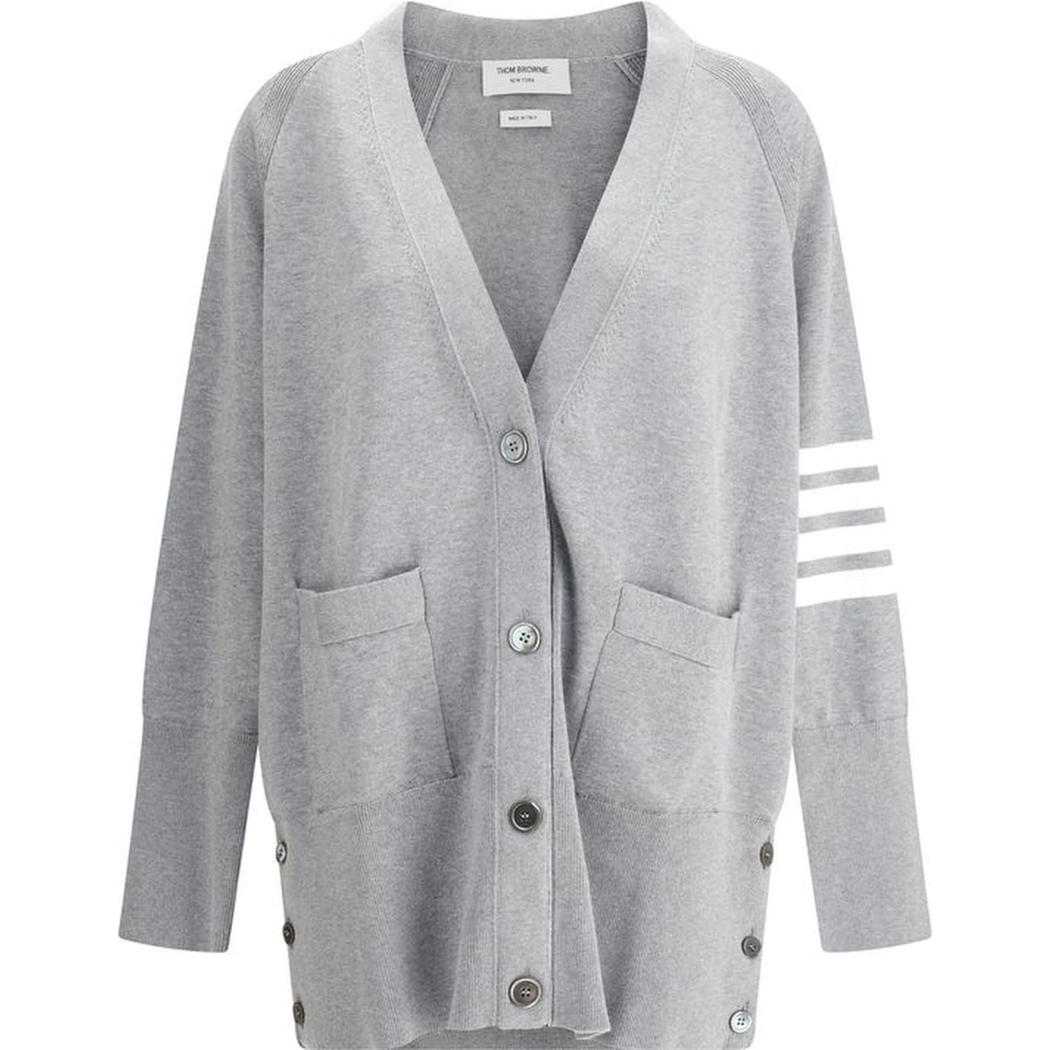 كارديجان قطني رمادي