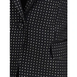 معطف حريري أسود