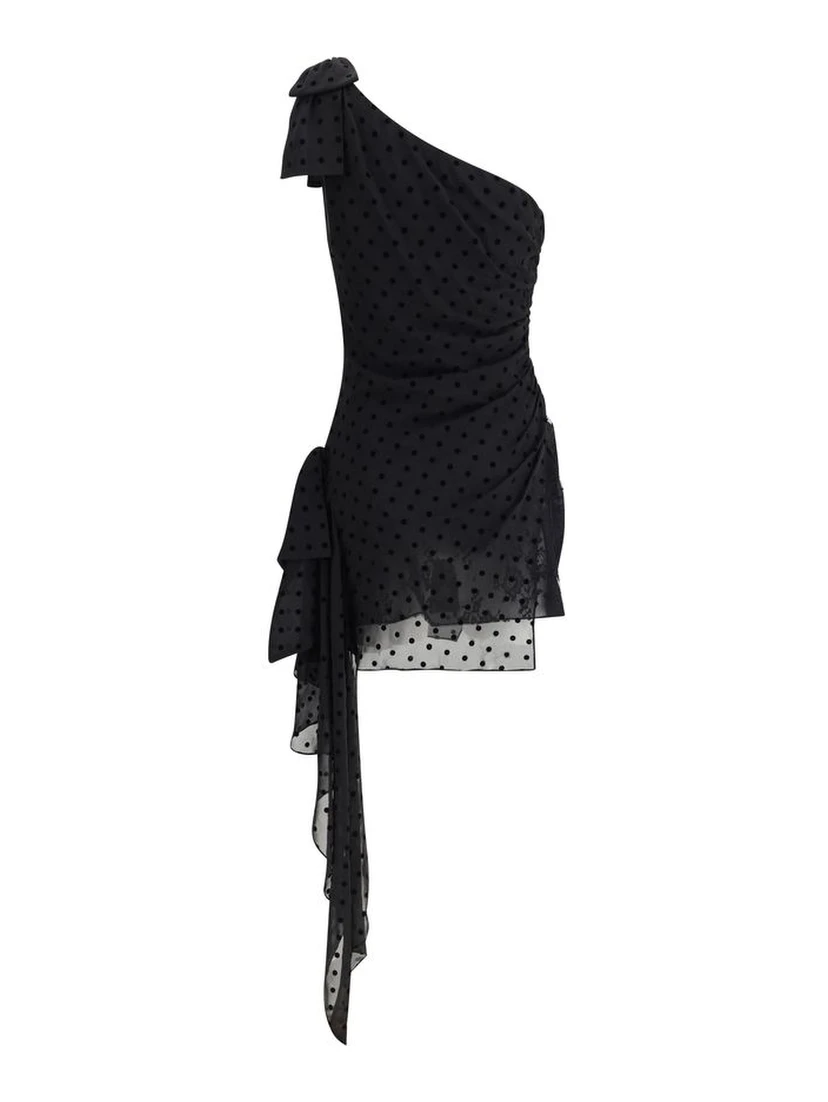 Black Silk Cocktail Dress