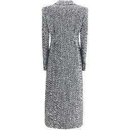 Gray Fleece Wool Coat