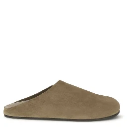 Beige Calf Leather Bos Taurus Mules