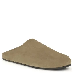 Beige Calf Leather Bos Taurus Mules