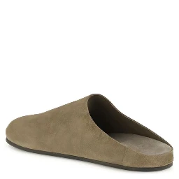 Beige Calf Leather Bos Taurus Mules