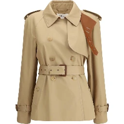 Beige Cotton Coat