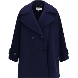 Blue Wool Coat