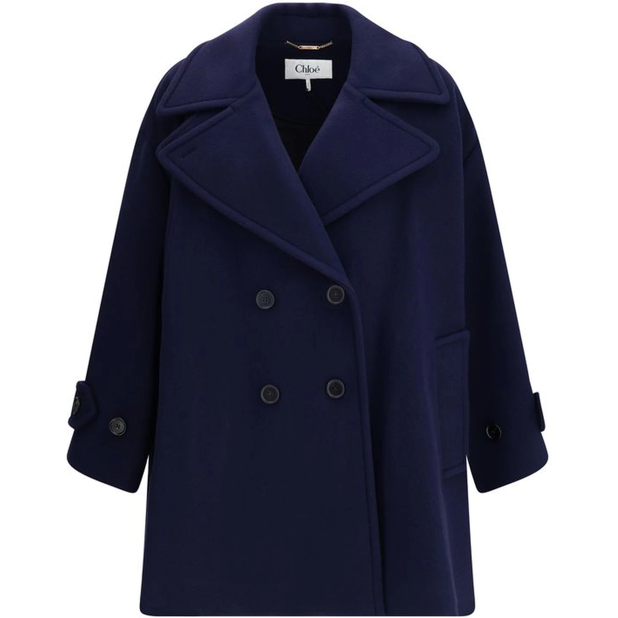 Blue Wool Coat