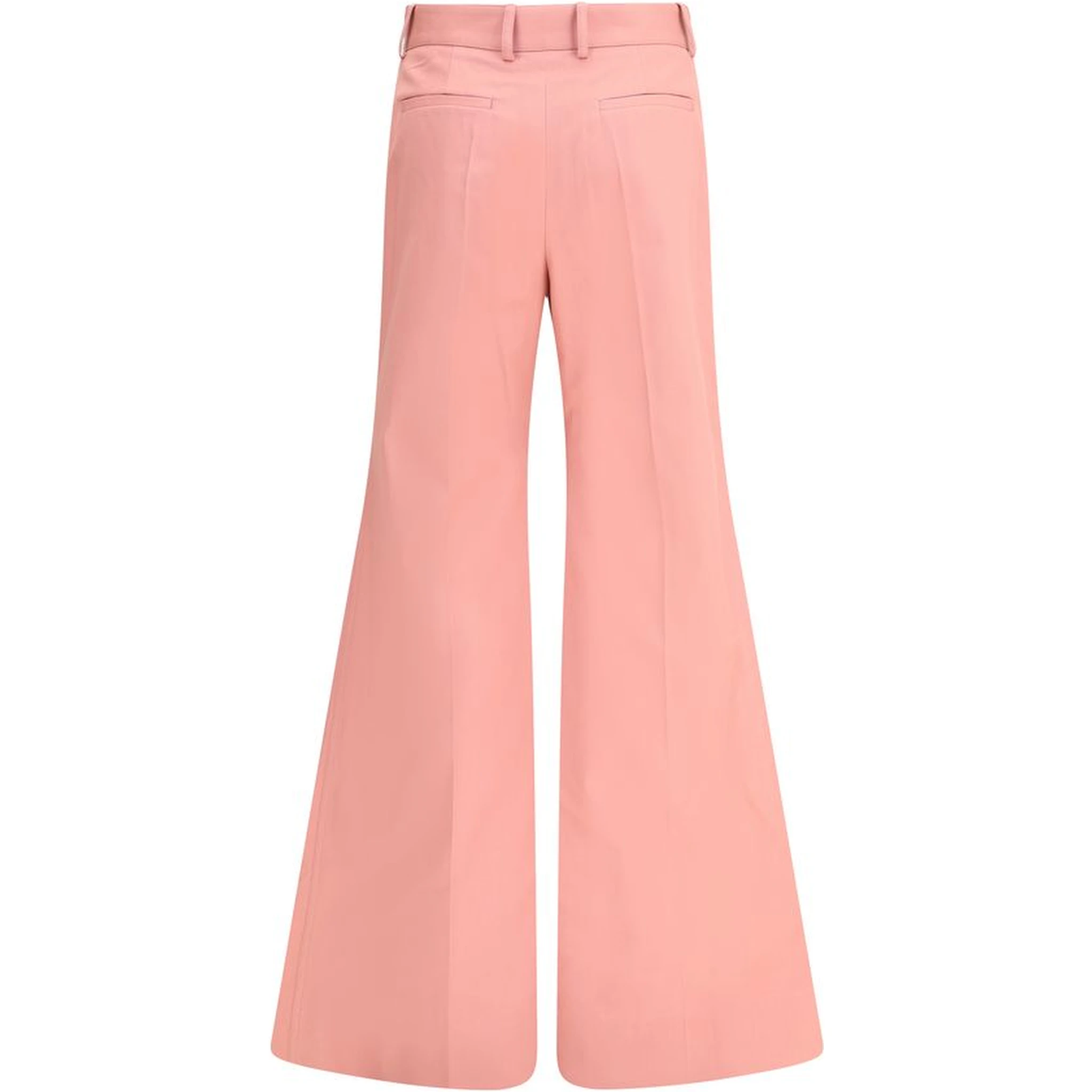 Multicolor Cotton Flared Pants