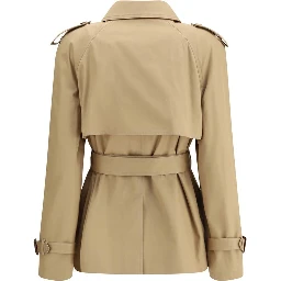 Beige Cotton Coat
