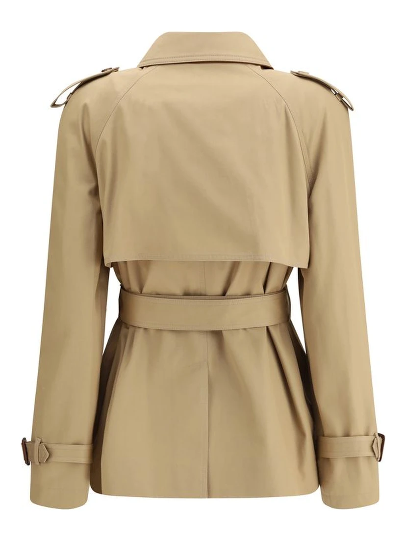 Beige Cotton Coat
