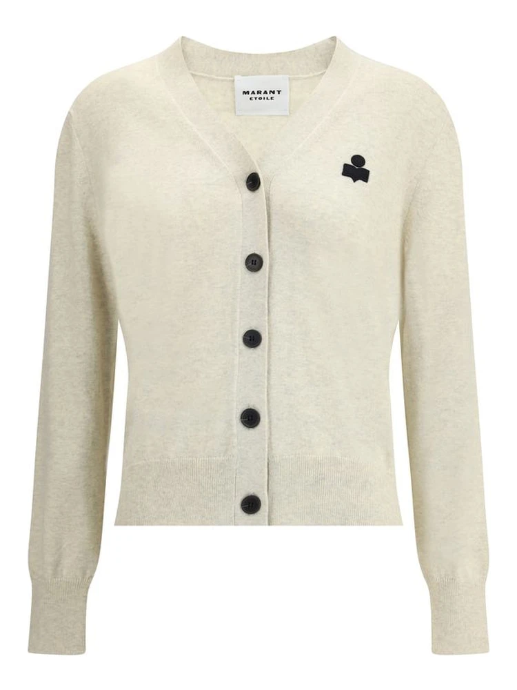 White Cotton Cardigan