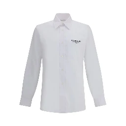 قميص أبيض من القطن