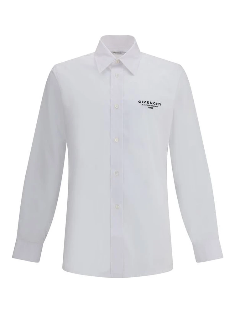 White Cotton Dress Shirt