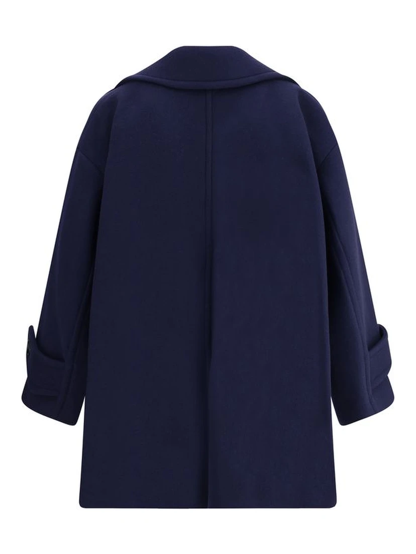 Blue Wool Coat