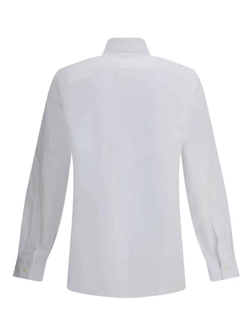 White Cotton Dress Shirt