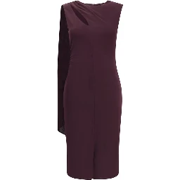 فستان كوكتيل حريري متعدد الألوان