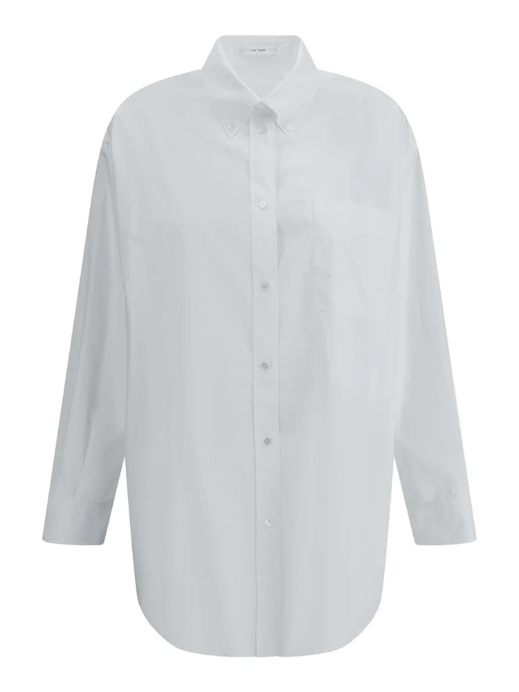 White Cotton Dress Shirt
