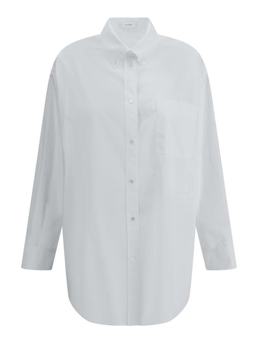 White Cotton Dress Shirt