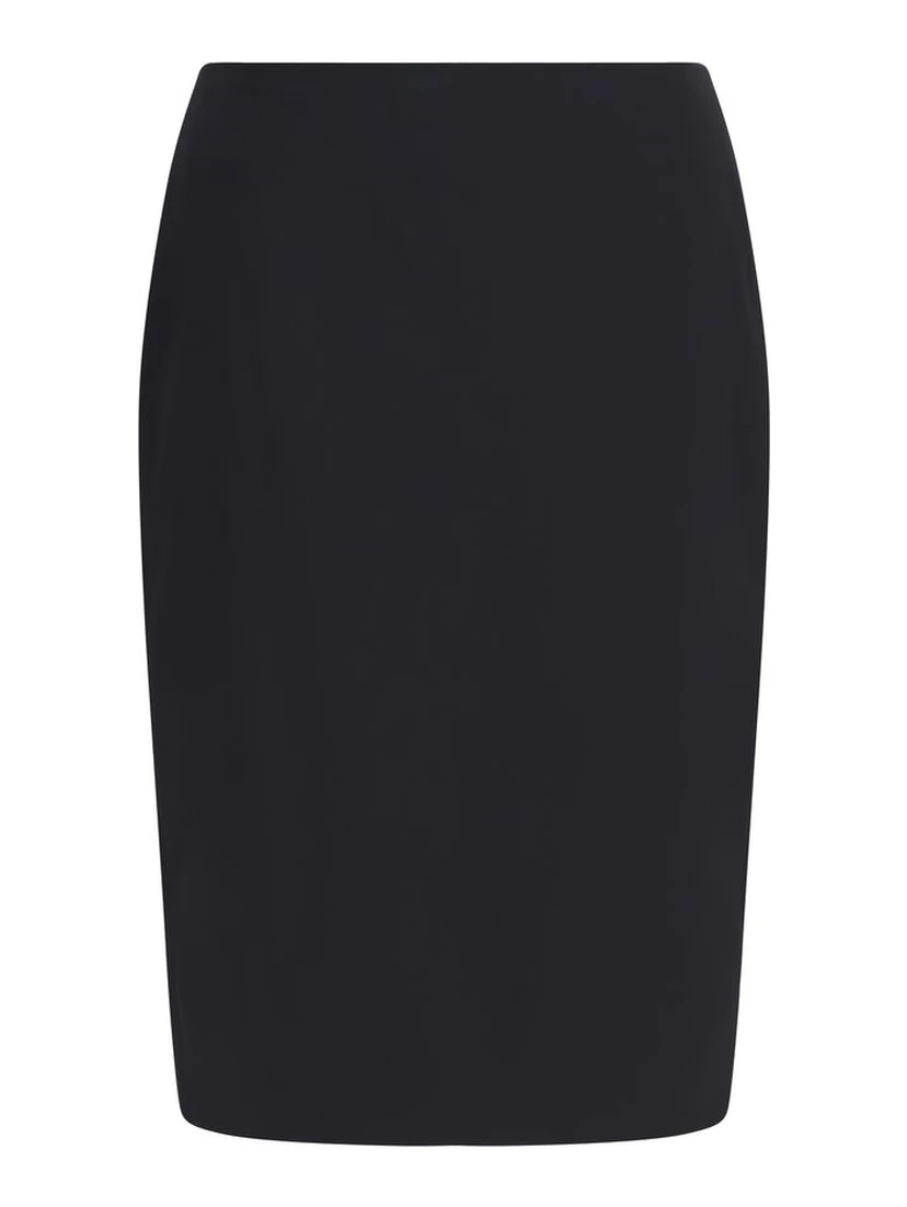 Black Viscose Skirt
