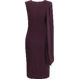 فستان كوكتيل حريري متعدد الألوان