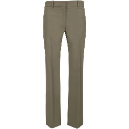 Bicolor Cotton Casual Pants