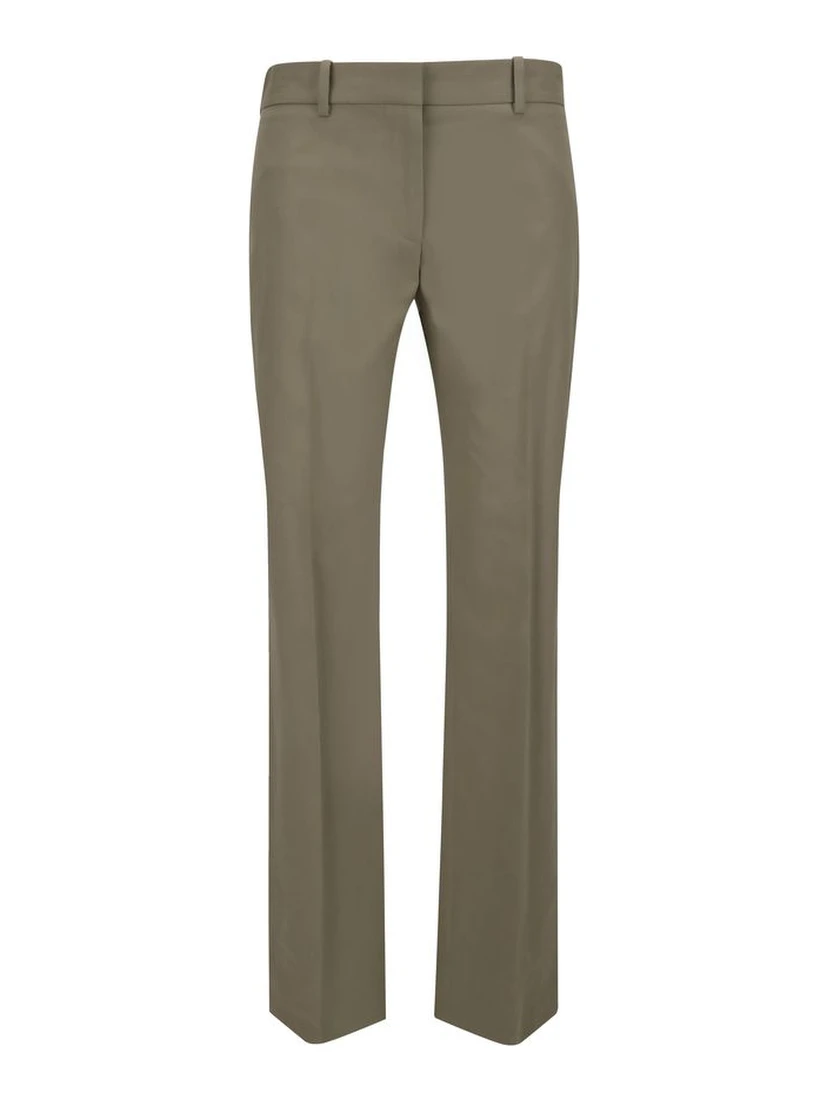 Bicolor Cotton Casual Pants