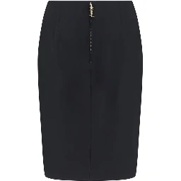 Black Viscose Skirt