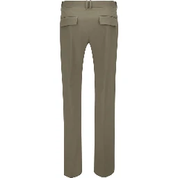 Bicolor Cotton Casual Pants