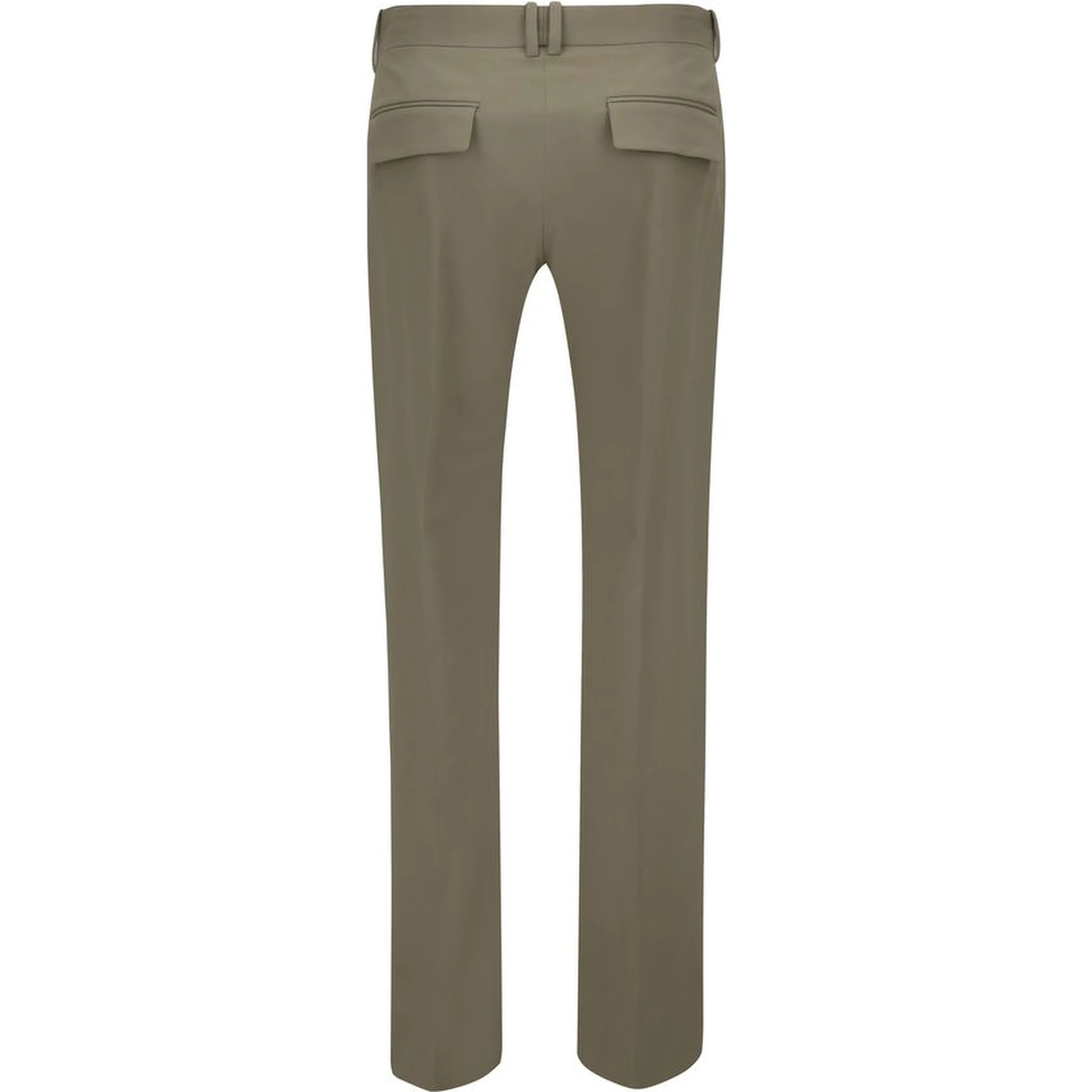 Bicolor Cotton Casual Pants