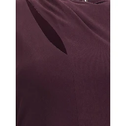 فستان كوكتيل حريري متعدد الألوان