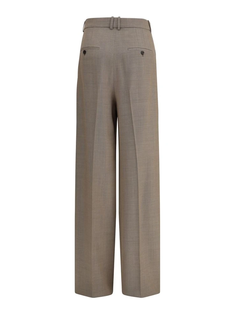 Beige Wool Casual Pants alternative