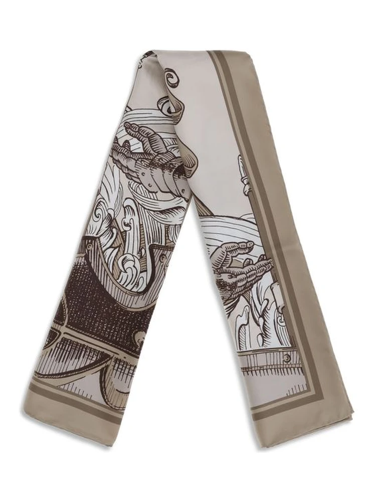 Beige Silk Scarf alternative