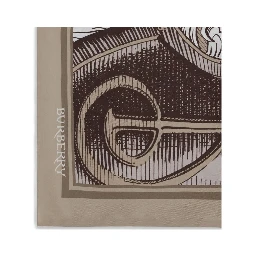 Beige Silk Scarf