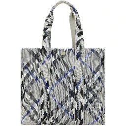 Gray Fabric Shoulder Bag