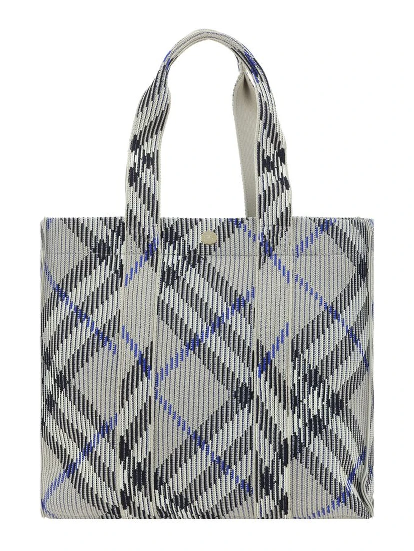 Gray Fabric Shoulder Bag