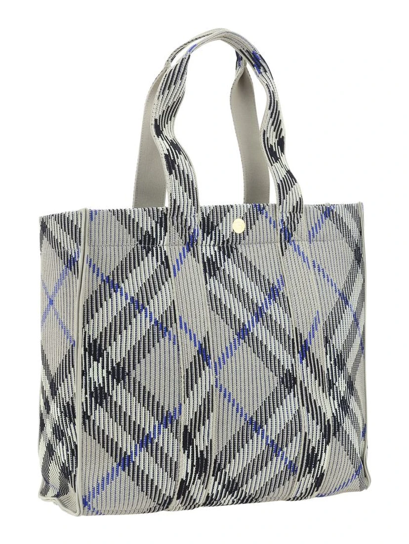 Gray Fabric Shoulder Bag