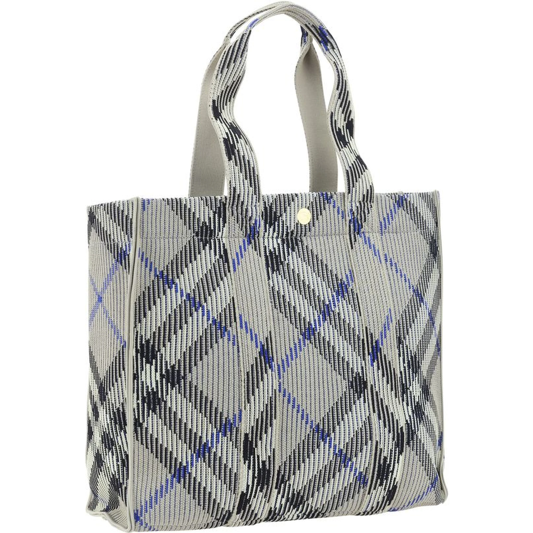 Gray Fabric Shoulder Bag