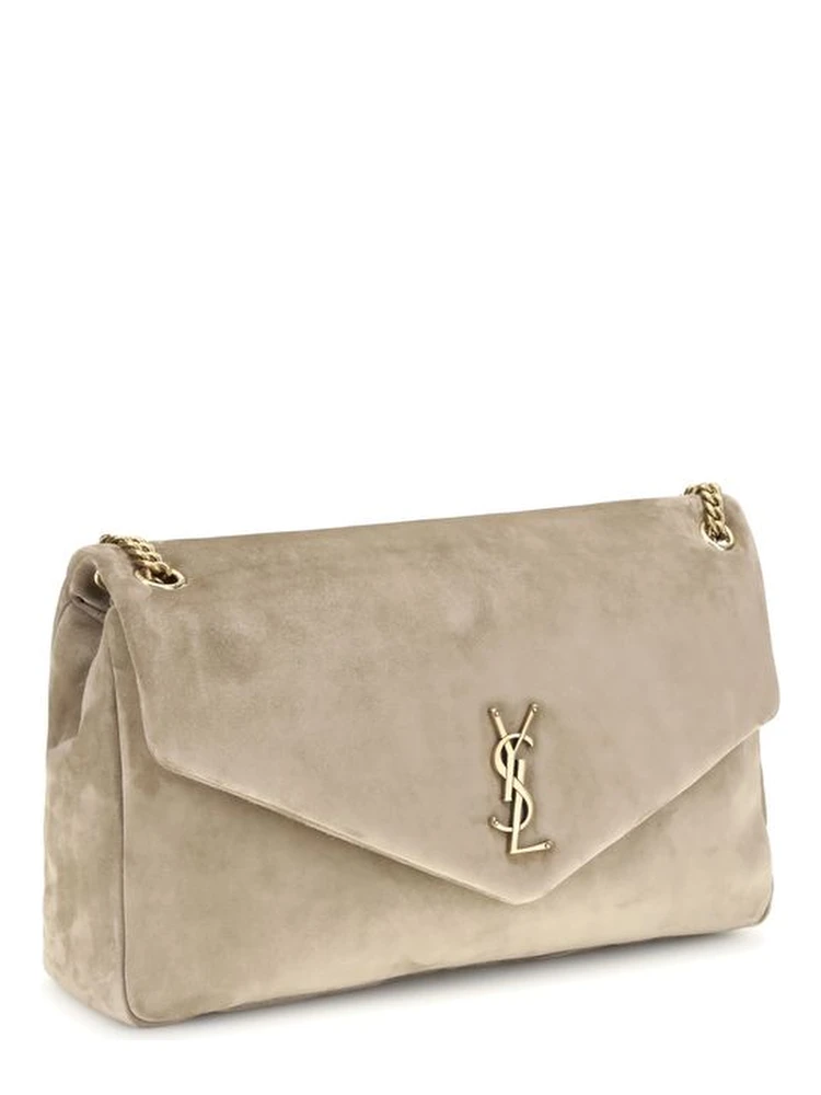 Beige Calf Leather Bos Taurus Shoulder Bag alternative