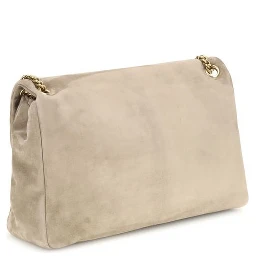 Beige Calf Leather Bos Taurus Shoulder Bag