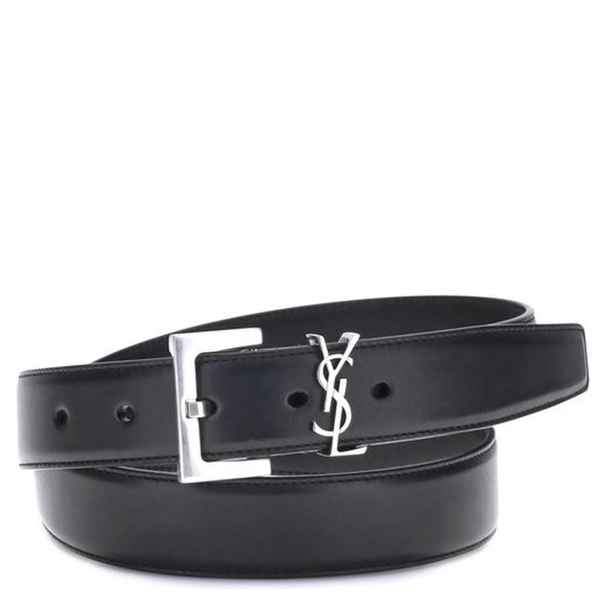 Black Calf Leather Bos Taurus Regular Belt