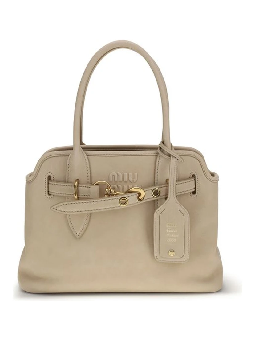 Beige Lamb Ovis Aries Aries Handbag